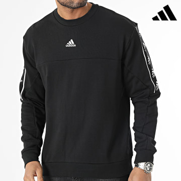 Adidas Sportswear - Sweat Crewneck A Bandes IC6809 Noir
