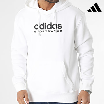 Adidas Sportswear - Sweat Capuche All IC9781 Blanc