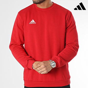 Adidas Performance - Sudadera con cuello redondo HB0577 Rojo