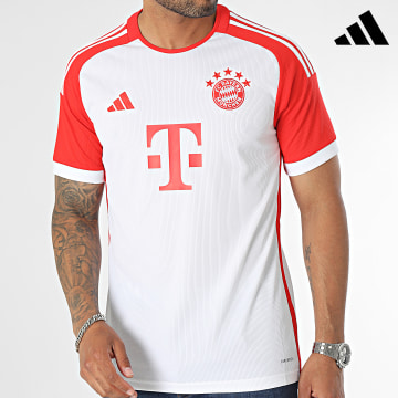 Adidas Performance - Bayern Munich Camiseta de fútbol IJ7442 Blanco Rojo