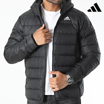 Adidas Sportswear - Giacca Essential Lite con cappuccio HZ5723 Nero