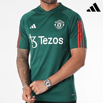 Adidas Sportswear - Maillot De Foot Manchester United IQ1527 Vert Foncé