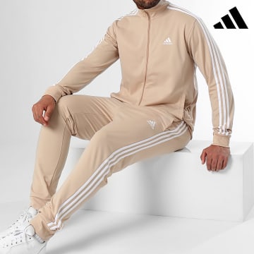 Adidas Sportswear - Ensemble Veste Zippé Et Pantalon Jogging IR8204 Beige