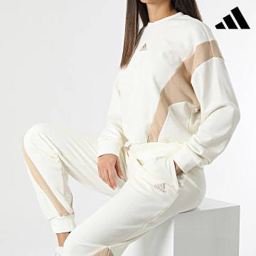 Adidas Sportswear - Ensemble De Survetement Femme Laziday IS0849 Beige
