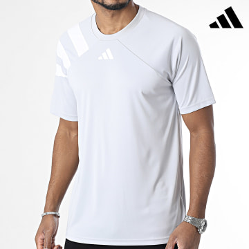 Adidas Sportswear - Fortore23 Maglietta a righe IK5772 Grigio