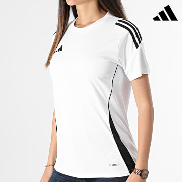 Adidas Sportswear - Tee Shirt Femme Tiro24 IS1024 Blanc
