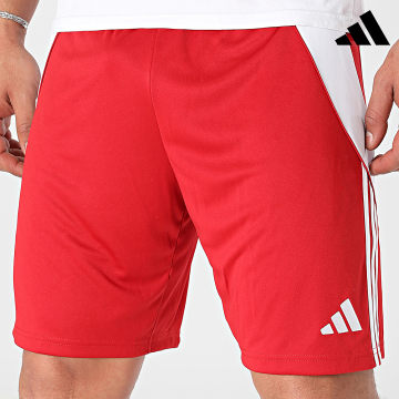 Adidas Sportswear - Pantaloncini da jogging Tiro24 IR9379 Rosso