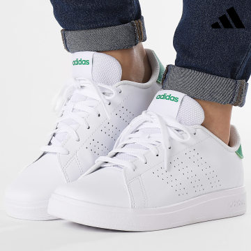 Adidas Sportswear - Scarpe da ginnastica Advantage Base 2.0 J Donna ID3889 Bianco Nuvola Verde