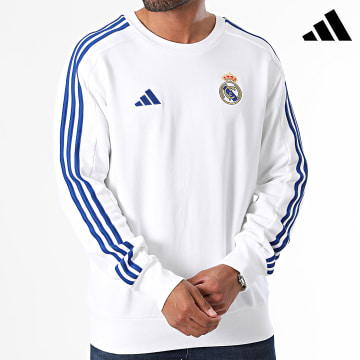 Adidas Performance - Real Madrid Crewneck Sweat Top IT3800 Blanco