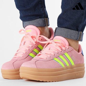 Adidas Sportswear - Baskets Femme VL Court Bold IH8089 Pink Spark Lucid LemonLucid Blue