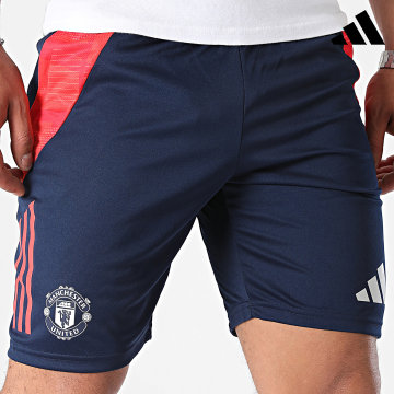 Adidas Sportswear - Pantaloncini da jogging del Manchester United IT2027 blu navy