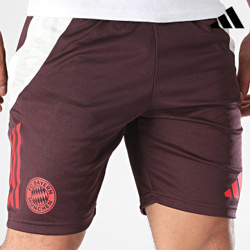 Adidas Sportswear - Pantaloncini da jogging Bayern Monaco IS9949 Bordeaux
