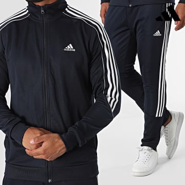 Adidas Sportswear - Ensemble De Survetement A Bandes 3 Stripes IY6663 Bleu Marine