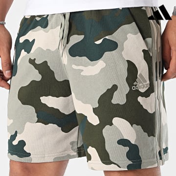 Adidas Sportswear - Short Jogging Camo IV7382 Beige Vert Kaki Camouflage