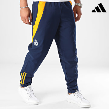 Adidas Sportswear - Pantalon Jogging Real Madrid IT5150 Bleu Marine Orange