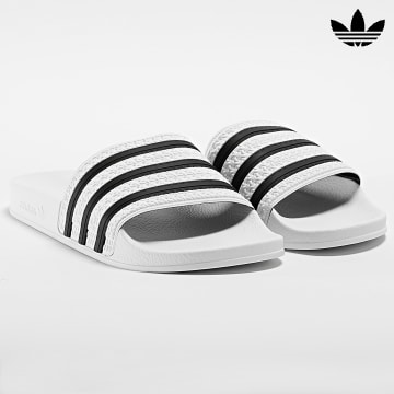 Adidas Originals - Sandali Adilette 280648 Bianco Nessuno Bianco