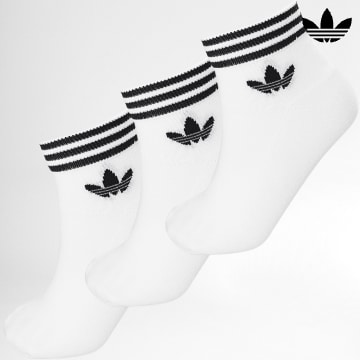 Adidas Originals - 3 Pares De Calcetines EE1152 Blanco