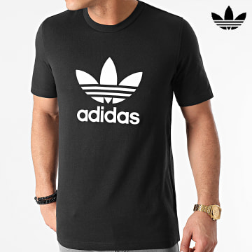 Adidas Originals - Camiseta Trefoil H06642 Negro