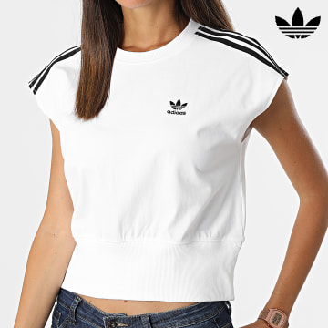 Adidas Originals - HM2111 Maglietta senza maniche da donna, bianco
