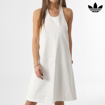Adidas Originals - Robe A Bandes Femme Tie HF0473 Beige Clair