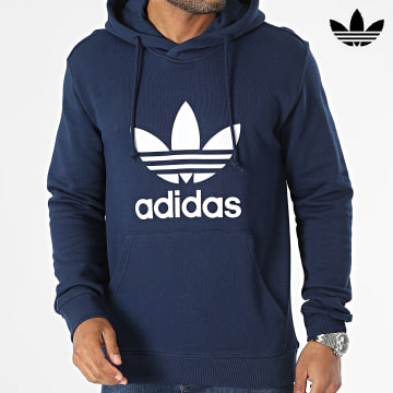 Adidas Originals - Sweat Capuche Trefoil IM4496 Bleu Marine