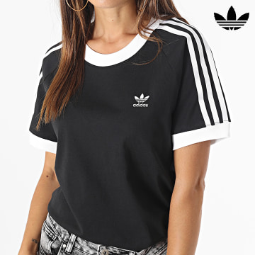 Adidas Originals - Camiseta 3 Rayas IK4051 Negra
