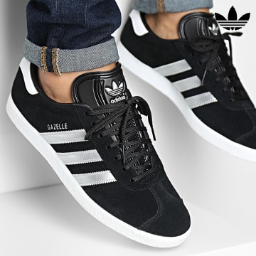 Adidas Originals - Sneakers Gazelle ID7007 Core Black Silver Metallic Footwear White