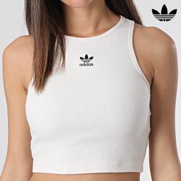 Adidas Originals - Camiseta de tirantes para mujer IJ8257 Beige