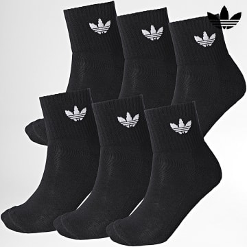 Adidas Originals - Lot De 6 Paires De Chaussettes IJ5626 Noir