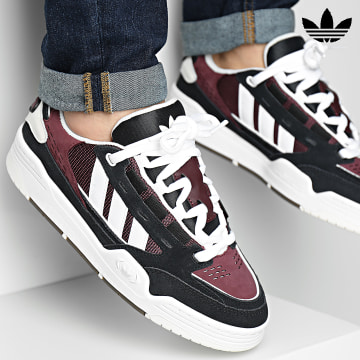 Adidas Originals - Zapatillas ADI2000 IF8821 Core Negro Calzado Blanco Granate