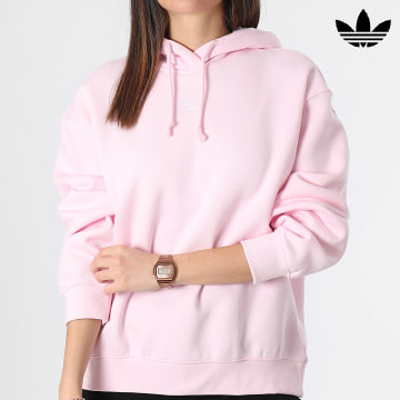 Adidas Originals - Sudadera con capucha para mujer IR5927 Rosa