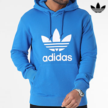 Adidas Originals - Sudadera con capucha Trefoil IM9410 Azul