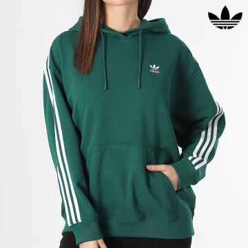 Adidas Originals - Sudadera con capucha para mujer IN8400 Verde