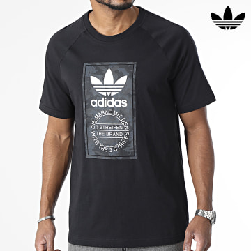 Adidas Originals - Tee Shirt Camo Tongue IS0236 Noir
