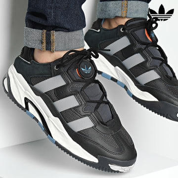 Adidas Originals - Niteball FZ5742 Core Black Grey Two Carbon Sneakers