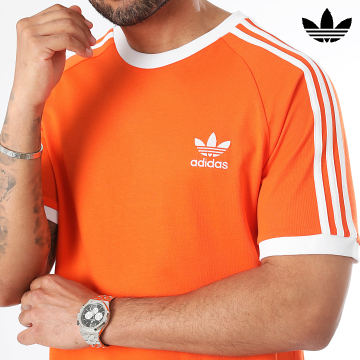 Adidas Originals - Tee Shirt 3 Stripes IM9382 Orange