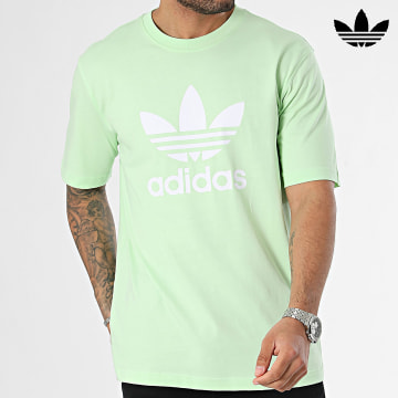 Adidas Originals - Maglietta Trefoil IR7979 Verde chiaro