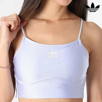 Adidas Originals - Camiseta de tirantes con banda para mujer IN8361 Lila