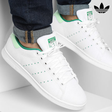 Adidas Originals - Baskets Stan Smith ID3116 Footwear White Semi Green Spark Green