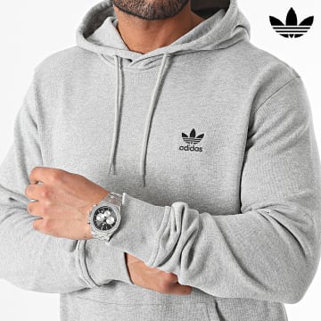 Adidas Originals - Sweat Capuche Essential IX7670 Gris Chiné