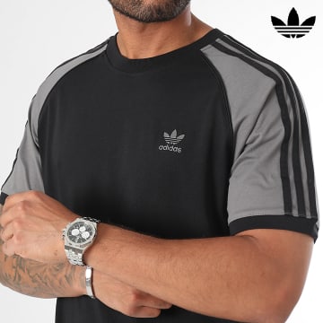 Adidas Originals - Tee Shirt A Bandes IW5818 Noir Gris