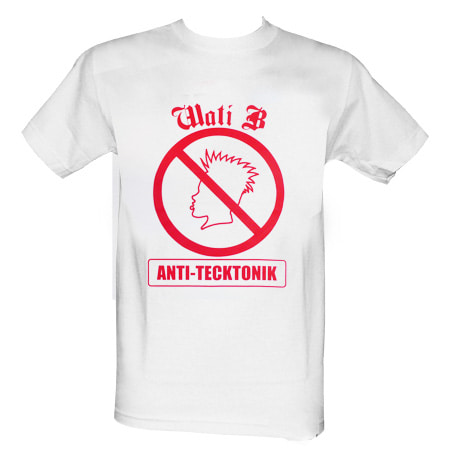 Wati B - Tee Shirt Sexion D'Assaut Blanc Antitecktonik typo Rouge