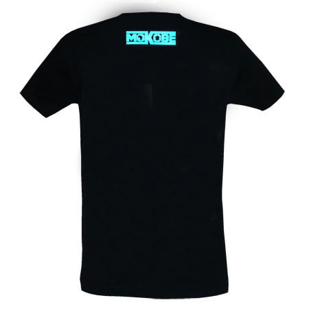 Mokobé du 113 - Tee shirt Mokobe Noir Les Jaloux Vont Maigrir Typo Bleu