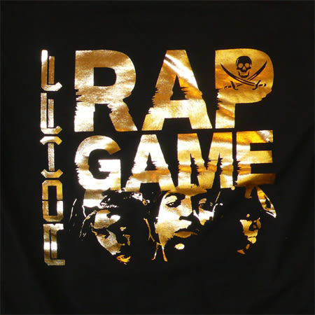 Rohff - Tee shirt Rohff Noir Rap Game Or