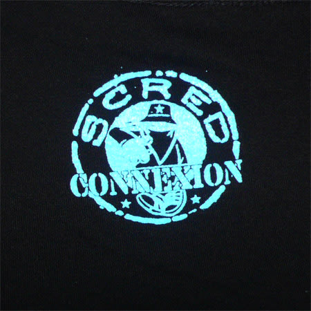 Scred Connexion - Tee Shirt Scred Connexion Noir Logo Bleu