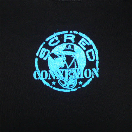 Scred Connexion Tee Shirt Scred Connexion Noir Poker Logo
