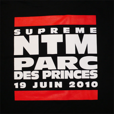 Suprême NTM - T-Shirt Supreme NTM Noir Parc 2010