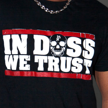 Dosseh - Tee shirt Dosseh Noir In Doss we trust