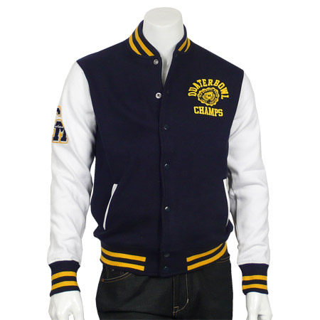 Cabaneli Teddy Cabaneli QC Bleu Marine Manche Blanche Jaune