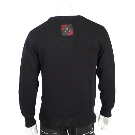 Unkut Pull Et Bonnet Unkut Damier Noir Bordeaux LaBoutiqueOfficielle